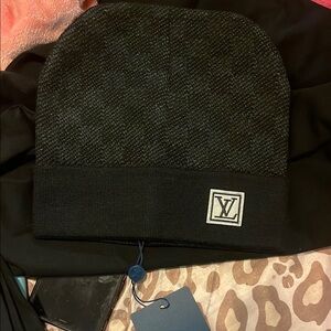 Louis Vuitton Charcoal Knit Beanie